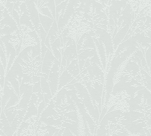 A.S. Création Non-Woven Wallpaper with Branches in Green, Light Green, White, Design Wallpaper with Natural Look - Image 3
