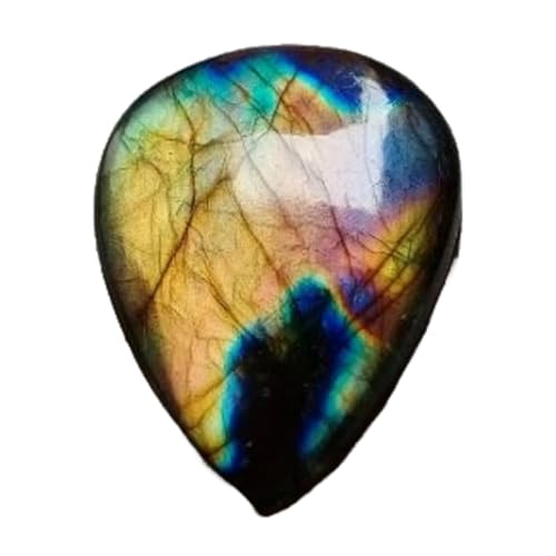 Labradorite poire gemme rare de collection pour joaillerie artisanale