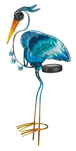 Regal Art & Gift Solar Heron Stake, 21