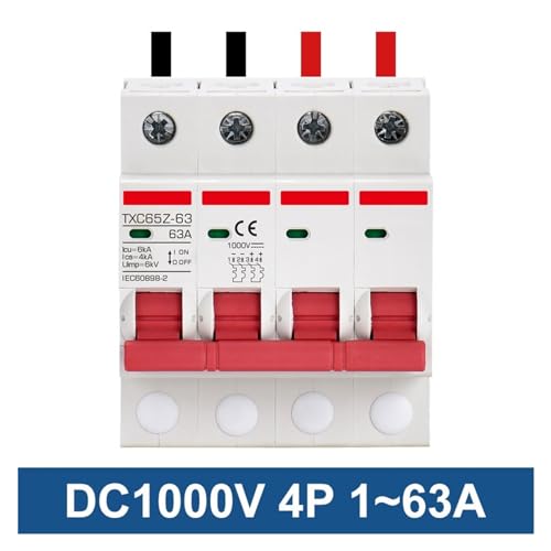 Disyuntor de solar fotovoltaico 1000V 4P de 40A para proteger tu instalacion de paneles 2