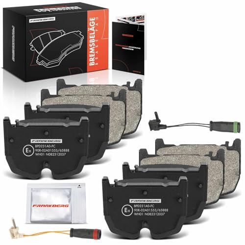 Image of Frankberg Brake Pad Set Includes 4 brake pads Front 0034207120 0034205320