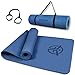 Eric Flag Tapis de Sport Épais 8mm en TPE, Confortable et Durable pour la Gym, Fitness à la maison et le Pilates - Tapis de Yoga Antidérapant Large et Pliable, Dimensions 181 x 61 cm x 0,8 cm
