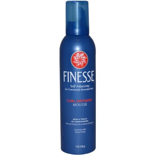Finesse Self Adjusting Curl Defining Mousse, 7 Ounce (Pack of 3)