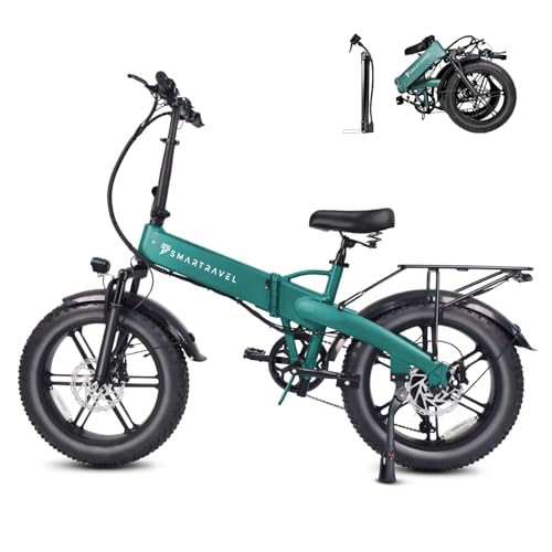 M6 Bici Elettrica EPAC Pieghevole, Telaio Alluminio, Ruote Fat...
