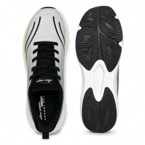 Image of Allen Cooper Training,Road Running,Cricket,Gym,Sports Comfortable Extra Max Cusion with Memory Foam Insole Running Shoes for Men(457 Navy /Black /Grey-Sizes 6,7,8,9,10)