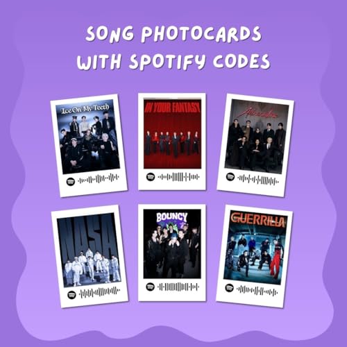 Image of Ateez Photocards | Ateez Songs Mini Poster Kit (Set of 18) | Nasa, Guerilla, Work, Bouncy Songs Compact Size (8 x 6 cm) Posters for Phone Accessories, Bedroom, Office, Living room, Dorm room (C 086)