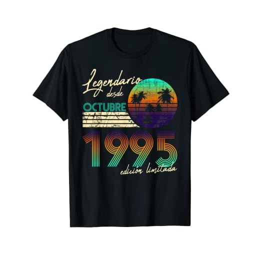 Cumpleaños Hombre Regalos Legendario Desde Octubre 1995 Camiseta