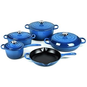 Le Creuset Signature Cast Iron Cookware Set – 9 Piece (Marseille)