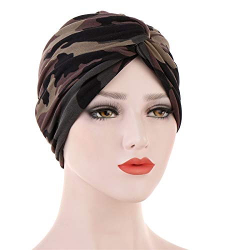 Fashion Women Turban Cap Muslim Hijab Wrap Head Scarf Headwear Head Scaves Chemo Cancer Caps2