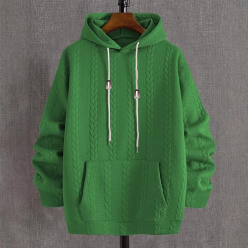 Men Casual Drawstring Hooded Pullover Lightweight Oversized Hoodies Tracksuit 2025 Fall Winter Warm Sweatshirt3