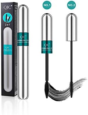 4D Silk Fiber Lash Mascara, 2 in 1 Thrive Mascara For Natural Lengthening And Thickening Effect(Pack of Dark Cyan)