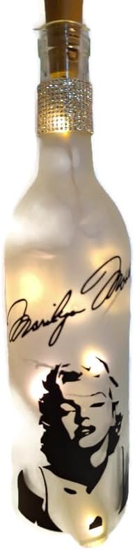 Marilyn Wine Bottle with Lights Gift