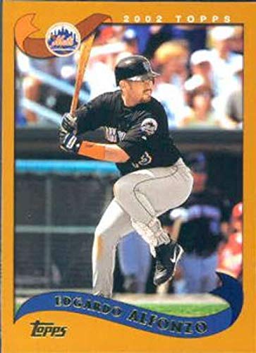 2002 Topps Baseball #258 Edgardo Alfonzo New York Mets Official MLB Trading Card From The Topps Company