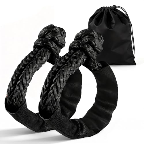 Image of BARTOO 2PCS Soft Shackles 1 /2 Inch x 22 Inch - 56,000LBS Break Strength