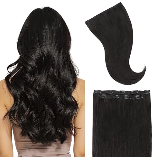 Image of GOO GOO Clip in Hair Extensions Real Human Hair Back Fill Extension 2Pcs