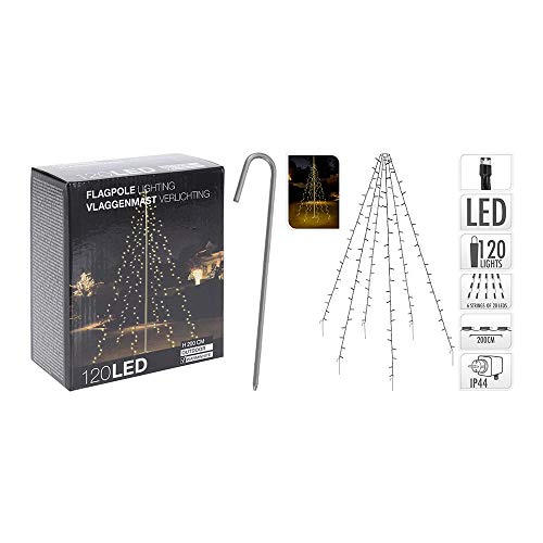 Rideau lumineux extérieur pour arbre et jardin féerique de 2m - 2