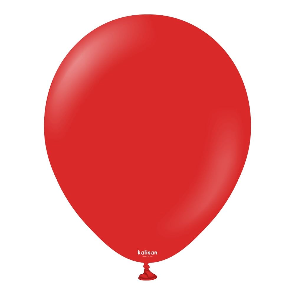 Ballons Kalisan rouges en taille unique pour toutes vos décorations - 8
