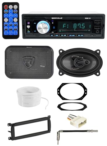 Receptor Bluetooth Rockville RDM18 con bocinas y accesorios miniatura 1