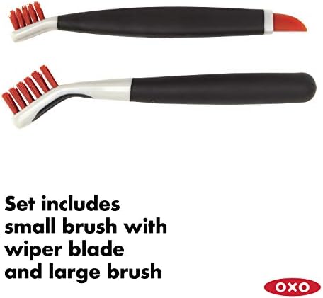 Oxo - Good Grips Zestaw Szczotek, Czarny/Biały, 2 Sztuki
