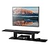 FITUEYES Concise Floating TV Stand Shelf - Wall Mounted Entertainment Center Media Console Component Wall Cabinet, Black, 50