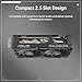 ASUS Dual Radeon RX9060XT 16G GDDR6 Gaming Grafikkarte (AMD Radeon RX9060XT, AMD RDNA 4 Architektur, 2,5-Slot Design, DUAL BIOS, PCIe 5.0, 1x HMDI 2.1b, 2X DisplayPort 2.1a, DUAL-RX9060XT-16G)