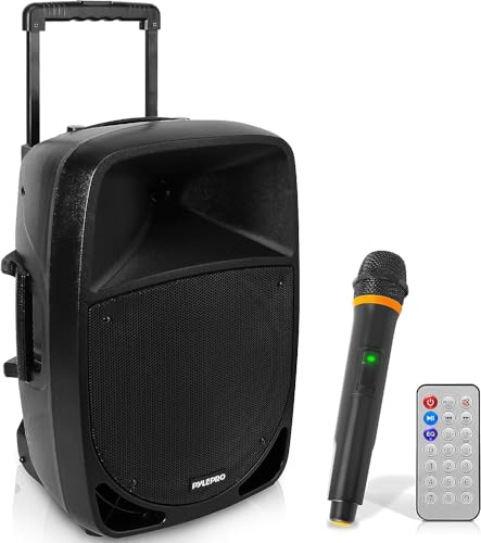 Potenza di 1200 watt: Questo potente altoparlante portatile karaoke PA di Pyle offre un suono stereo ad ampia portata con un subwoofer da 30,48 cm e un tweeter da 7,62 cm, ideale per casse bluetooth per feste all'aperto o gestione della folla.