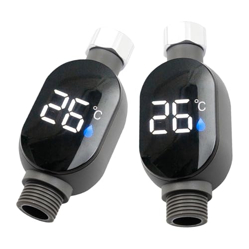 Shower Temperature Meter LED Digital Display Gauge Household Wate...