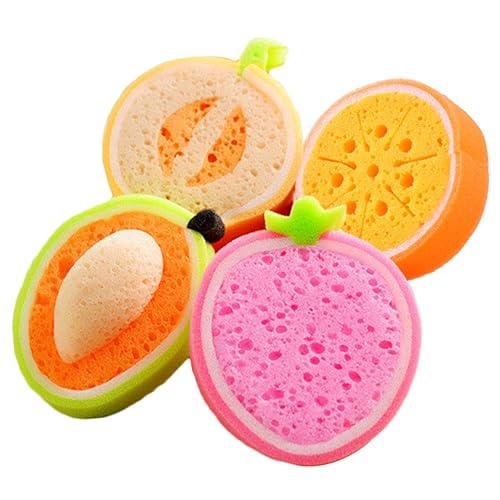 Beaupretty 4Piezas Esponjas Herramienta Aleatorios Recién Nacidos y Limpieza