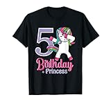 Photo Gallery 5° compleanno principessa unicorno dabbing 5 anni bambini maglietta Photo Gallery 5° compleanno principessa unicorno dabbing 5 anni bambini maglietta