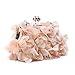 Imagen de SUKUTU Bolso de Mano de Noche para Mujer Bolso de Noche con Flores Bolso de Hombro con Cadena para Fiesta de Boda para Mujer