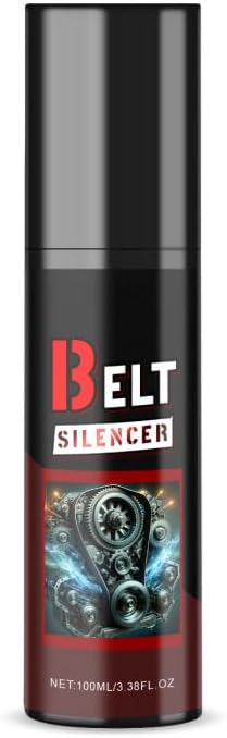 2Pcs Belt Dressing Spray Automotive, Belt Noise Spray, Automotive Belt Dressing Spray, Prolongs Belt Life Engine Belt Silencer, Noise Lubrication Protection Friction Reducer for Car, Truck, 100ml