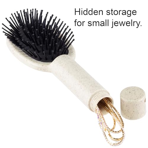 Evergreen Labs Hair Brush with Secret Compartment, Small Money Hiding Place, Key Hiding Place Only for Small Keys - Image 3