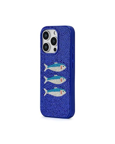 Image of JW PEI Fish Pattern Phone Case - Blue /White