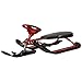 Stiga Luge Bob Snowracer Ultimate Pro Luge Bobsleigh avec Volant et Frein, noir/rouge