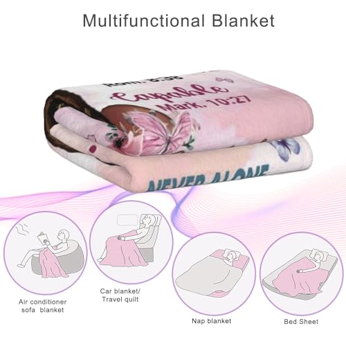 Manta de Tirar, Manta Suave de Forro Polar con Pensamientos Positivos Inspiradores y Citas para Dormitorio, Ideal como Regalo para Niñas y Mujeres 50x60 Pulgadas miniatura 7