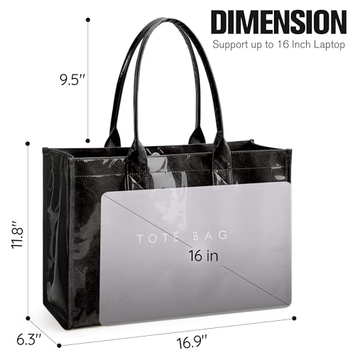 KALIDI PVC Kraft Paper Tote