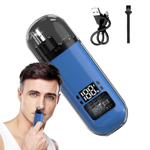 Duroecsain Cortanasal – Cortanasal – Cortanasal – Cortanasal – Cortanasal – Cortaeléctrico para quitar la nariz y las orejas, pantalla digital inalámbrica recargable, máquina para hombre y mujer