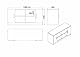 Dmora - Büro-Set Styx, Studio-Komposition, Büroartikel, Schreibtisch und Schubladenset, Weiß