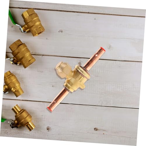 Válvula de bola de carga para HVAC SHINEOFI compatible con refrigerantes 7