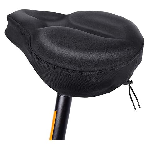 Bestcool Fahrradsattel überzug, Gelüberzug Fahrradsattel Breit Rutschfester Sattelbezug Fahrrad Gedächtnisschaum Sattel Fahrrad Gel Sattelbezug Cover