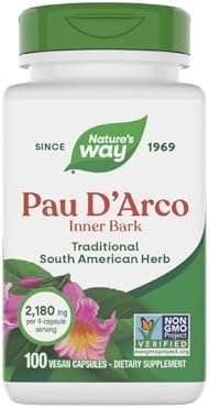 Nature's Way Pau d'Arco Inner Bark - 100 Veg Capsules