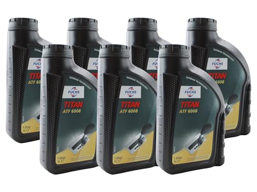Fuchs 7 Liter TITAN ATF 6008 Transmission Fluid (Lifeguard 8) (Green) (7 x 1L)