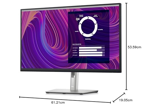 Dell P2723D 68.6 cm (27) 2560 x 1440 Pixels Quad HD LCD, 0DELL-P2723D, 864346 (1440 Pixels Quad HD LCD Black, Silver P Series P2723D, 68.6 cm (27), 2560 x 1440 Pixels, Quad HD,)