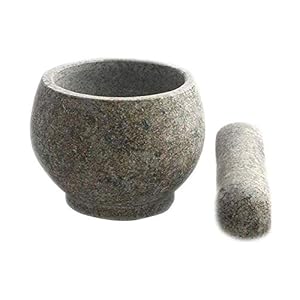 Gajyfcl DE24 Granite Guacamole Grinding Set