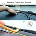 BOAOSI Car Dashboard Seal Strip, 5.24Ft Rubber Seal Protector Guard Strip, Car Dustproof Seal Strip for Dashboard and Windshield of Cars