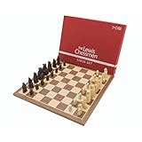 40.6cm Tablero De Ajedrez The Oficial Lewis Nogal juego de ajedrez mediados tamaño