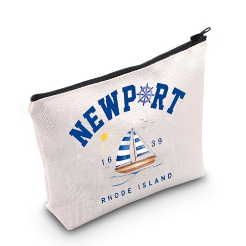 WCGXKO Vacation Rhode Island Trip Gift Port 1639 Rhode Island Makeup Bag (Port 1639 Bag)