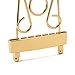 Alnicov 6 String Archtop Guitar Trapeze Tailpiece with Wired Frame Hollow Semi Hollow Electric Guitar Gold