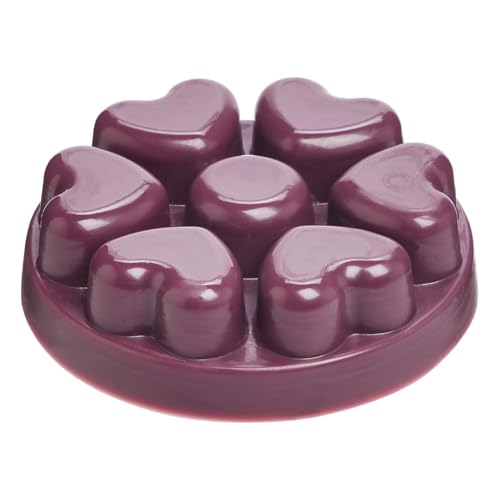 PartyLite Scent Plus Melts Herzförmig Mulberry Duft flammenlose Duftwachse in Herzform mit bis zu 60 Stunden Duftdauer Wohn- und Küchendekoration Männer und Frauen