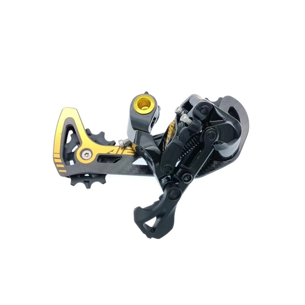 Desviadores AT12 MTB Bike Bicycle Groupset 1X12Speed ​​Trigger Shift Palanca y desviador Trasero Desviador Trasero(AT12 SL Gold)